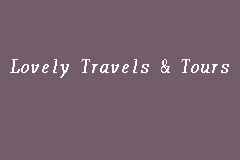 lovely travel & tours international inc
