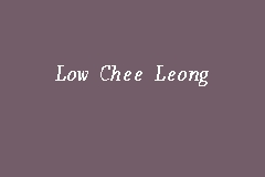 Low chee leong