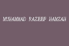 Muhammad Razeef Hamzah, Pesuruhjaya Sumpah in Sandakan