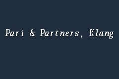 Pari & Partners, Klang business logo picture