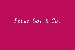 Peter Ooi & Co. business logo picture