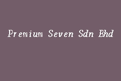 Premium Seven Sdn Bhd business logo picture