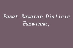 Pusat Rawatan Dialisis Fazwinna, business logo picture