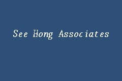 See Hong Associates business logo picture