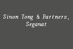 Simon Tong & Partners, Segamat business logo picture