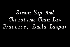 Simon Yap And Christina Chan Law Practice, Kuala Lumpur business logo picture
