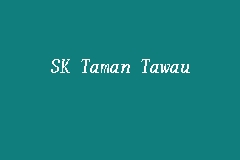 SK Taman Tawau, Primary School in Tawau
