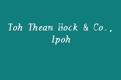 & toh theam co hock