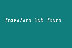 Travelers Hub Tours . business logo picture