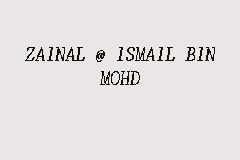 ZAINAL @ ISMAIL BIN MOHD business logo picture